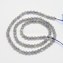 Chapelets de perles rondes en labradorite naturelle&nbsp;LS-G-M263-A-03