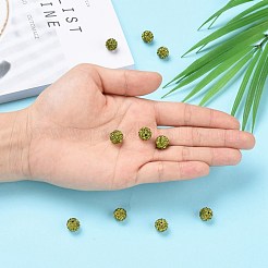 Pave disco бусины&nbsp;RB-A130-10mm-2