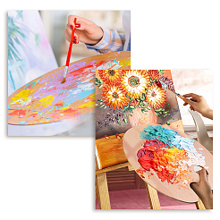 Деревянная палитра для рисования DIY-PH0026-80