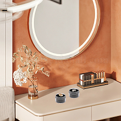 Круглая пластиковая коробка для хранения бриллиантов CON-WH0094-29