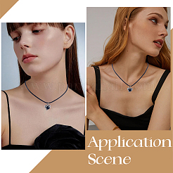 50 шт. вощеный шнур из искусственной кожи для изготовления ожерелий&nbsp;AJEW-SP0001-04