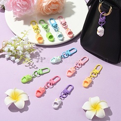 12 шт. подвесные украшения в виде обуви из двухцветной смолы&nbsp;HJEW-YW00238