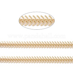 Fischgrätenkette aus Messing&nbsp;LS-CHC-E027-01G-02
