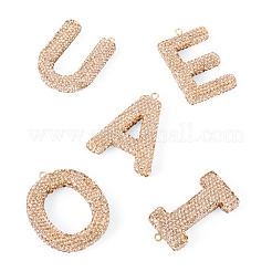 5 Stück 5 Stile handgemachte große Anhänger aus Polymer Clay mit Strassen&nbsp;FIND-BT0001-39A