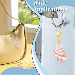 Гальванические подвесные украшения в виде ракушек&nbsp;HJEW-NB00203