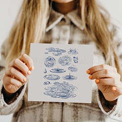 ПВХ пластиковые прозрачные штампы DIY-WH0448-0388