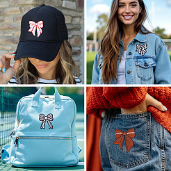 Полиэстер компьютеризированная вышивка ткань утюгом / пришить заплатки PATC-TA0001-17