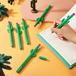 10шт кактус резиновая гелевая ручка&nbsp;AJEW-TA0002-68
