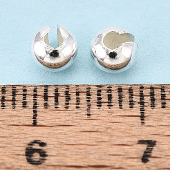 925 обжимные бусины из стерлингового серебра STER-T008-37S-02