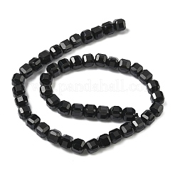 Натуральный черный агат бисер нитей&nbsp;G-C267-A10