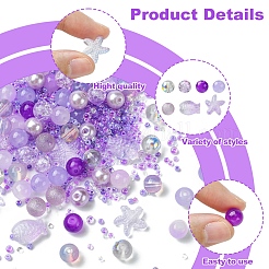 66 г стеклянных бусин&nbsp;GLAA-FS0002-03B