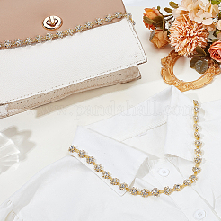 2 ярд сплава стеклянные стразы чашки цепи&nbsp;DIY-GA0009-07