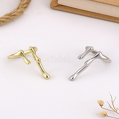 2 шт. 2 стиля капающих колец из сплава манжеты&nbsp;RJEW-LP0002-87