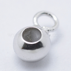 Антикоррозийное родиевое покрытие 925 трубка из стерлингового серебра STER-I014-4mm-25P