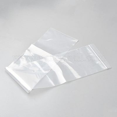 100 шт. полиэтиленовые пакеты с застежкой-молнией OPP-WH0008-08A-1