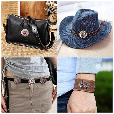 9 стиль заклепки из сплава декоративные BUTT-SW0001-04B-1