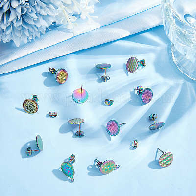 40 шт. 5 шт. фурнитура для сережек-гвоздиков из нержавеющей стали 304 STAS-DC0011-79-1