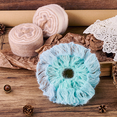 Сегментированная окрашенная пряжа для вязания DIY-TAC0033-03F-1