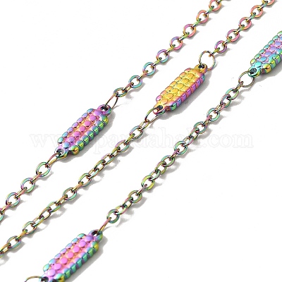 Ионное покрытие (ip) прямоугольные звенья цепи из нержавеющей стали 304 STAS-B041-10MC-1