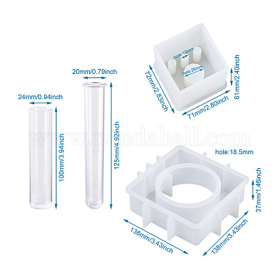 Wholesale Beadthoven DIY Pen Holder Silicone Molds 