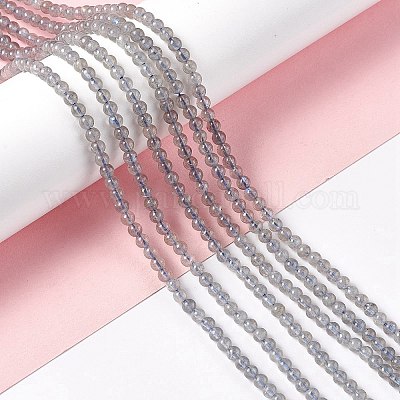 Природные лабрадорита бисер нитей G-G933-02-1