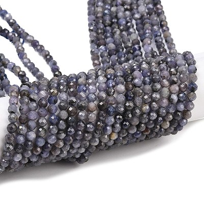 Натуральный танзанит бисер пряди G-C255-A01-4mm-1