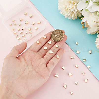 100шт 2 стиля латунные бусины KK-PH0010-87-1