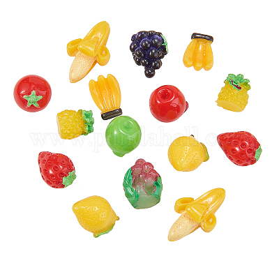 Бусины из cмолы RESI-CJ0001-100-1