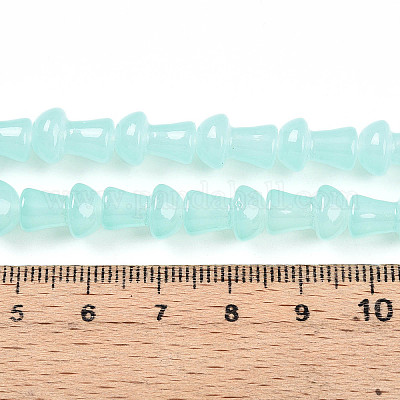 Выпечка окрашенные стеклянные бусины пряди DGLA-N007-01I-1