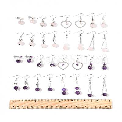 16 пара сережек-подвесок из нержавеющей стали 304 EJEW-FS00058-1