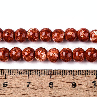 Выпечка краска бисер пряди DGLA-N016-6mm-06-1