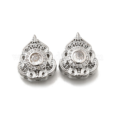 Латунные стеклянные бусины KK-M318-40P-01-1