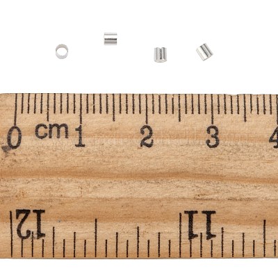 Зажимные бусины из латуни KK-R077-2mm-S-1