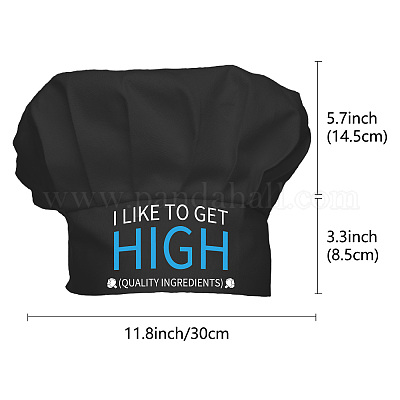 Хлопковые поварские колпаки AJEW-WH0242-028-1