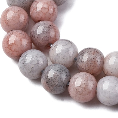 Непрозрачное стекло бисер нитей GLAA-T031-01O-14-1