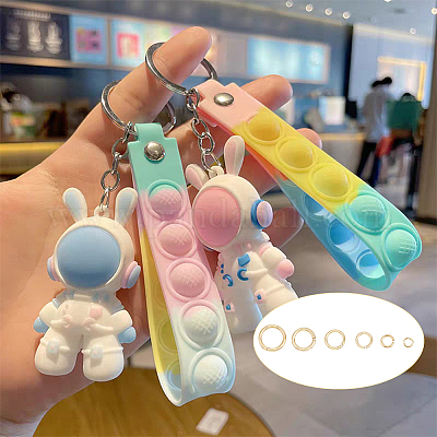 340 шт. 6 размера латунных соединительных колец KK-FH0005-39-1