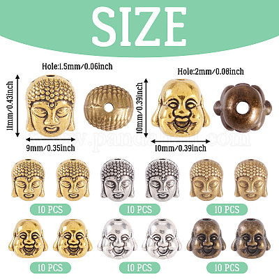 Сплавочные овальные бусины тибетского стиля  TIBEB-CD0001-03-1