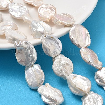 Натуральный жемчуг в стиле барокко кеши PEAR-P064-08C-03B-1