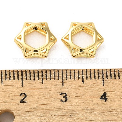 Латунные бусины KK-H461-07A-G-1