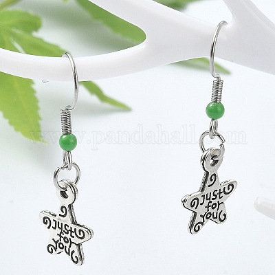 50 шт. крючки для сережек из нержавеющей стали 304 STAS-YW0001-81-1