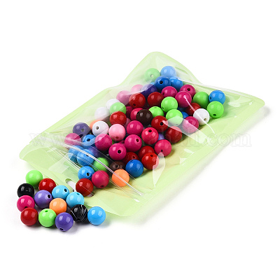 Пластиковые пакеты Инь-Янь цвета макарон с застежкой-молнией OPP-N001-01E-05-1