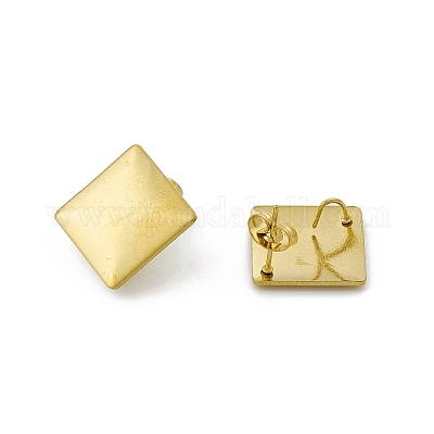 Серьги-гвоздики из нержавеющей стали 304 STAS-C061-14G-1