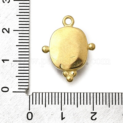 Подвески из нержавеющей стали 304 с эмалью STAS-H201-02G-01-1