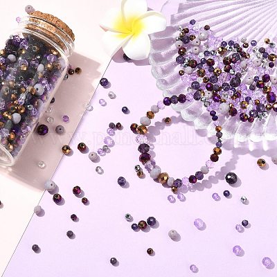 1000шт стеклянные бусины&nbsp;GLAA-CJC0001-24E-1