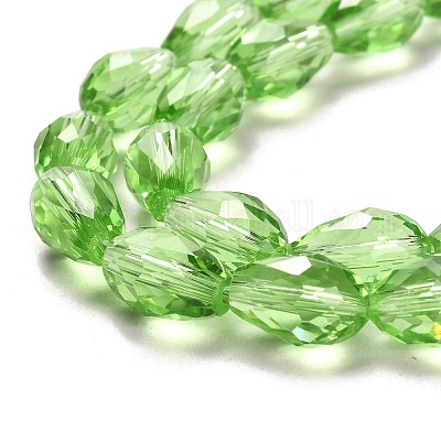 Стеклянные бусины EGLA-E010-8x12mm-14-1