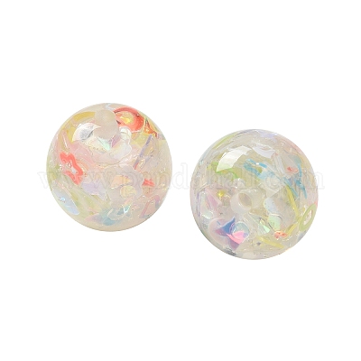 Прозрачная смола с пайетками RESI-G110-01D-1