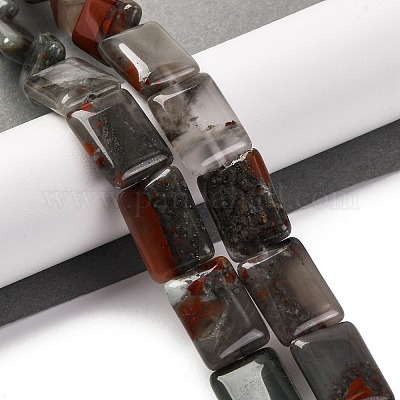 Природные африканские гелиотроп бисер пряди G-T047-B06-01-1