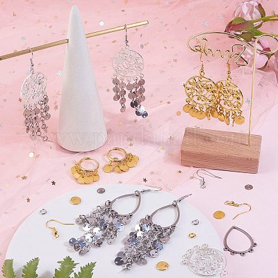 Набор для изготовления сережек люстры своими руками DIY-SZ0009-62-1