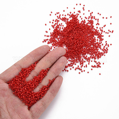 Стеклянные цилиндрические бусины SEED-S047-K-003-1