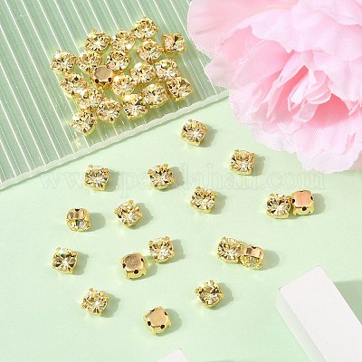 Preciosa® maxima crystal в пришивной чашке X-PRC-SS29-80100-G-1